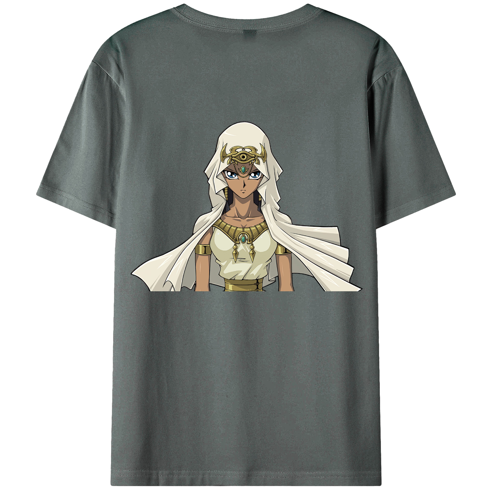 （画像用） 遊☆戯☆王 Yu-Gi-Oh! 綿100％ メンズ半袖Tシャツ（バックプリント） 通気性